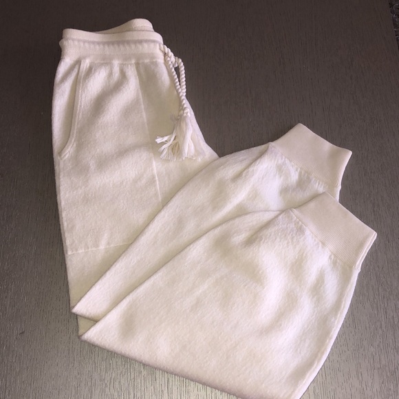 ULLA JOHNSON
Alfie Boiled Wool Joggers Ivory Size S - Picture 6 of 14